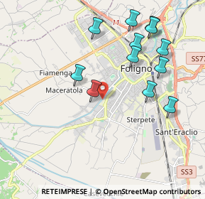 Mappa Via Francesco Caracciolo, 06034 Foligno PG, Italia (2.17083)