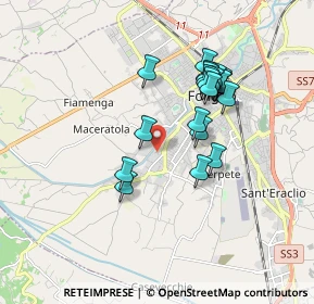 Mappa Via Vincenzo Cuoco, 06034 Foligno PG, Italia (1.6285)
