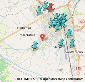 Mappa Via Vincenzo Cuoco, 06034 Foligno PG, Italia (2.102)