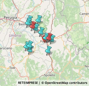 Mappa Via Monte Pennino, 06034 Foligno PG, Italia (10.51385)