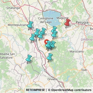 Mappa Loc. Pomario, 05017 Monteleone D'orvieto TR, Italia (10.55)