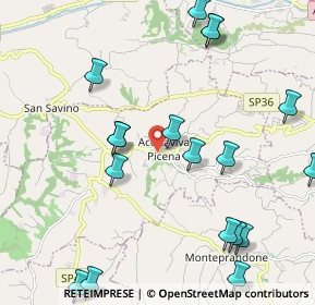Mappa Viale G. Leopardi, 63075 Acquaviva Picena AP, Italia (2.8435)