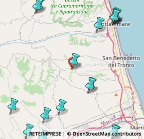 Mappa Viale G. Leopardi, 63075 Acquaviva Picena AP, Italia (6.8415)