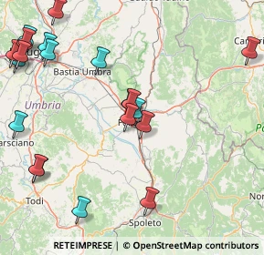 Mappa Via Giovanni Marignolli, 06034 Foligno PG, Italia (21.917)