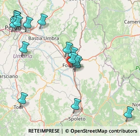 Mappa Via Giovanni Marignolli, 06034 Foligno PG, Italia (20.6775)