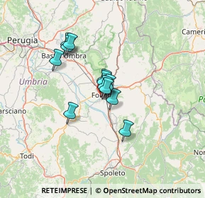 Mappa Via Giovanni Marignolli, 06034 Foligno PG, Italia (9.26667)