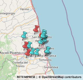 Mappa Piazza Massimiliano Kolbe, 63076 San Benedetto del Tronto AP, Italia (9.36733)