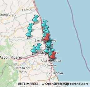 Mappa Piazza Massimiliano Kolbe, 63076 San Benedetto del Tronto AP, Italia (8.20474)