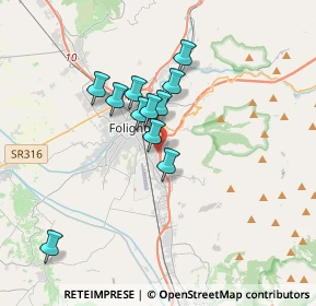 Mappa Via Verona, 06034 Foligno PG, Italia (2.82182)