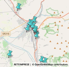 Mappa Via Verona, 06034 Foligno PG, Italia (3.39583)