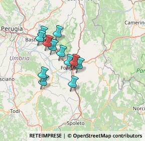 Mappa Via Verona, 06034 Foligno PG, Italia (11.10167)