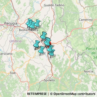 Mappa Localita' Carpello, 06034 Foligno PG, Italia (9.86857)