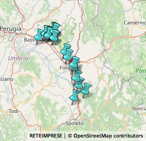 Mappa Località Carpello, 06034 Foligno PG, Italia (13.2455)