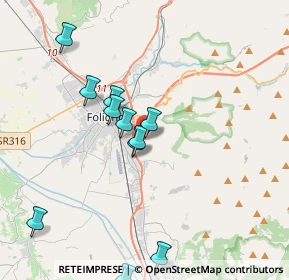 Mappa Località Carpello, 06034 Foligno PG, Italia (3.95545)