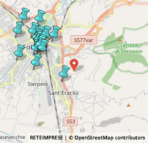 Mappa Località Carpello, 06034 Foligno PG, Italia (2.502)
