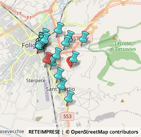 Mappa Località Carpello, 06034 Foligno PG, Italia (1.66)