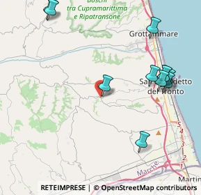 Mappa Piazza della Libertà, 63075 Acquaviva Picena AP, Italia (5.04727)