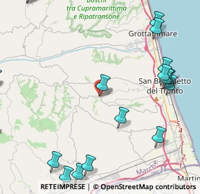 Mappa Piazza della Libertà, 63075 Acquaviva Picena AP, Italia (6.6805)