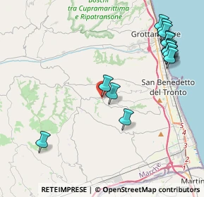 Mappa Piazza della Libertà, 63075 Acquaviva Picena AP, Italia (5.10333)