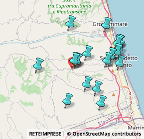 Mappa Piazza della Libertà, 63075 Acquaviva Picena AP, Italia (3.843)