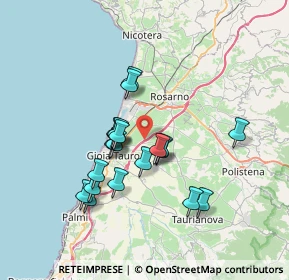 Mappa Autostrada del Mediterraneo SA, 89013 Gioia Tauro RC, Italia (6.6665)