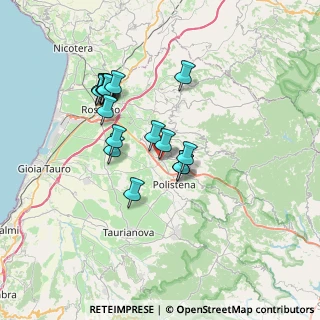 Mappa 89020 Melicucco RC, Italia (6.94389)