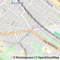 地図 Riccione