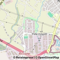 Karte Riccione