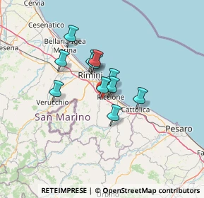 Mappa Viale Brunate, 47838 Riccione RN, Italia (9.34636)