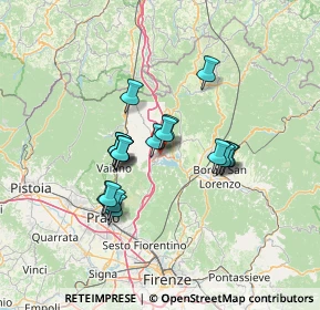 Mappa Viale Giacomo Matteotti, 50031 Barberino di Mugello FI, Italia (10.735)