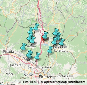 Mappa Viale Giacomo Matteotti, 50031 Barberino di Mugello FI, Italia (10.148)