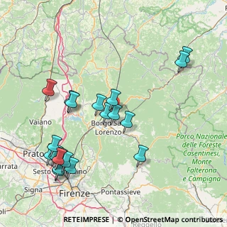 Mappa Localita' San Giovanni Maggiore, 50032 Borgo San Lorenzo FI, Italia (18.4725)