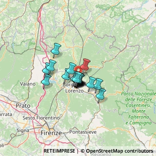 Mappa Localita' San Giovanni Maggiore, 50032 Borgo San Lorenzo FI, Italia (7.5925)