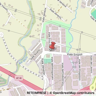 Mappa Via Ferrari E., 12, 47838 Riccione, Rimini (Emilia Romagna)
