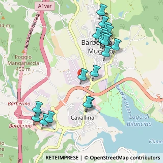Mappa Via della Miniera, 50031 Barberino di Mugello FI, Italia (1.14)