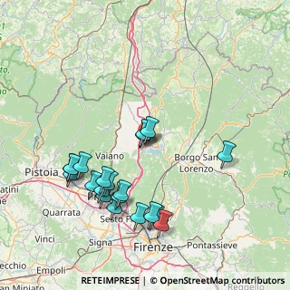 Mappa Via della Miniera, 50031 Barberino di Mugello FI, Italia (16.708)