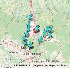 Mappa Via della Miniera, 50031 Barberino di Mugello FI, Italia (10.4)