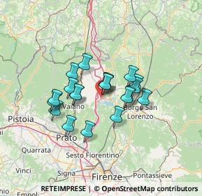 Mappa Via della Miniera, 50031 Barberino di Mugello FI, Italia (10.0495)