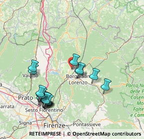 Mappa 50028 Scarperia e San Piero FI, Italia (17.5385)