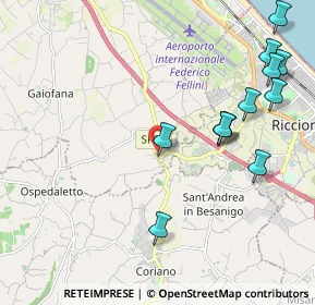 Mappa Viale Lodi, 47838 Riccione RN, Italia (2.425)