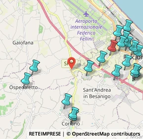 Mappa Viale Lodi, 47838 Riccione RN, Italia (2.8215)