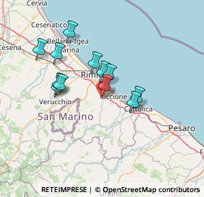 Mappa Viale Lodi, 47838 Riccione RN, Italia (11.95667)