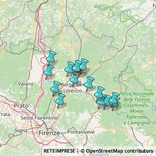 Mappa V. Faentina, 50032 Borgo San Lorenzo FI, Italia (12.32429)