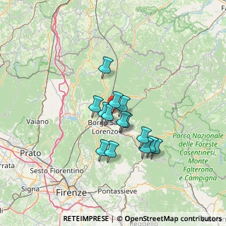 Mappa V. Faentina, 50032 Borgo San Lorenzo FI, Italia (10.24786)