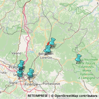Mappa V. Faentina, 50032 Borgo San Lorenzo FI, Italia (20.29364)