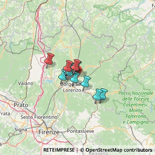 Mappa V. Faentina, 50032 Borgo San Lorenzo FI, Italia (7.45917)
