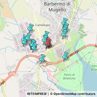 Mappa Via Giacomo Matteotti, 50031 Barberino di Mugello FI, Italia (0.374)