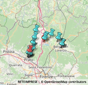 Mappa Via Giacomo Matteotti, 50031 Barberino di Mugello FI, Italia (11.012)