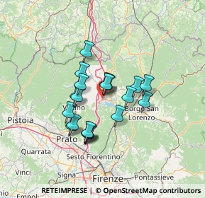 Mappa Via Giacomo Matteotti, 50031 Barberino di Mugello FI, Italia (10.436)