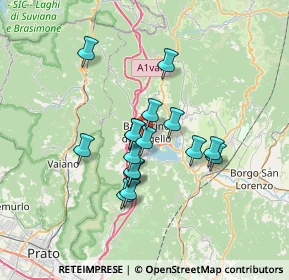 Mappa Via Giacomo Matteotti, 50031 Barberino di Mugello FI, Italia (5.45688)